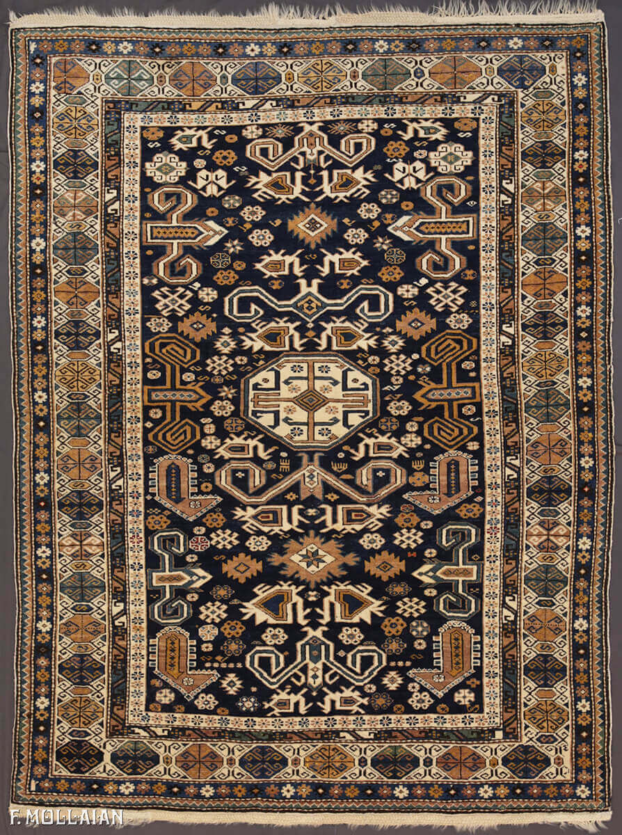 Antique Caucasian Perpedil Rug n°:84798628